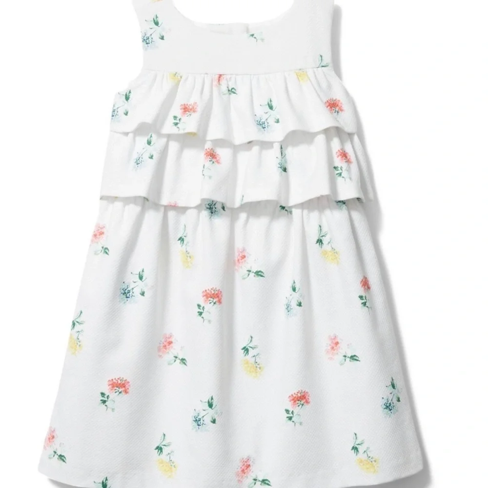 Janie and jack ditzy floral tiered dress NWT